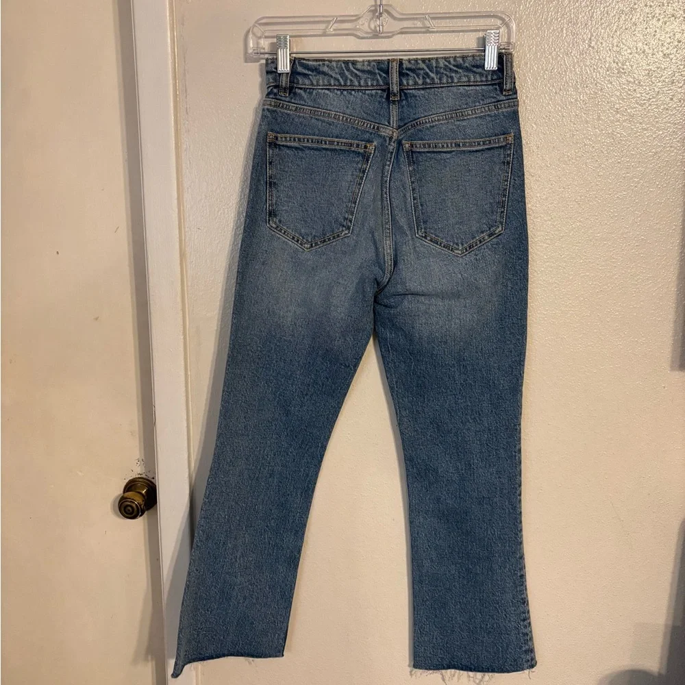 Zara Blue Flare Women's Jeans - Picture 5 of 6